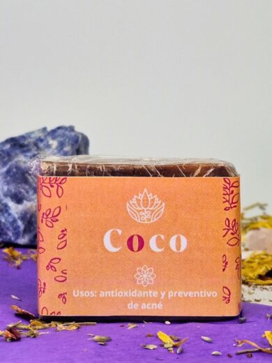 Jabón Artesanal de Coco – Hidratación Profunda, Dulzura Tropical y Protección Natural