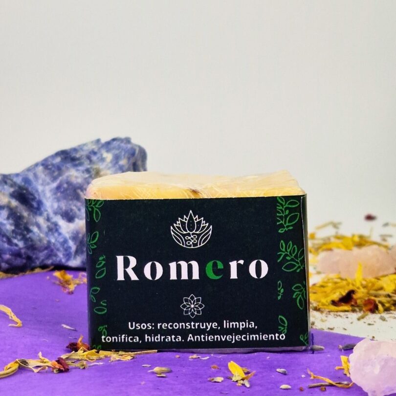 Jabón Artesanal de Romero – Purificación Ancestral, Claridad Mental y Protección Energética