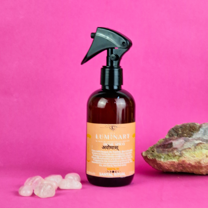 Home Spray Santal Ritual – Mística, Elegancia y Presencia Profunda
