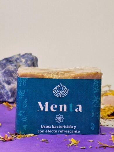 Jabón Artesanal de Menta – Frescura Pura, Claridad Mental y Renovación Energética