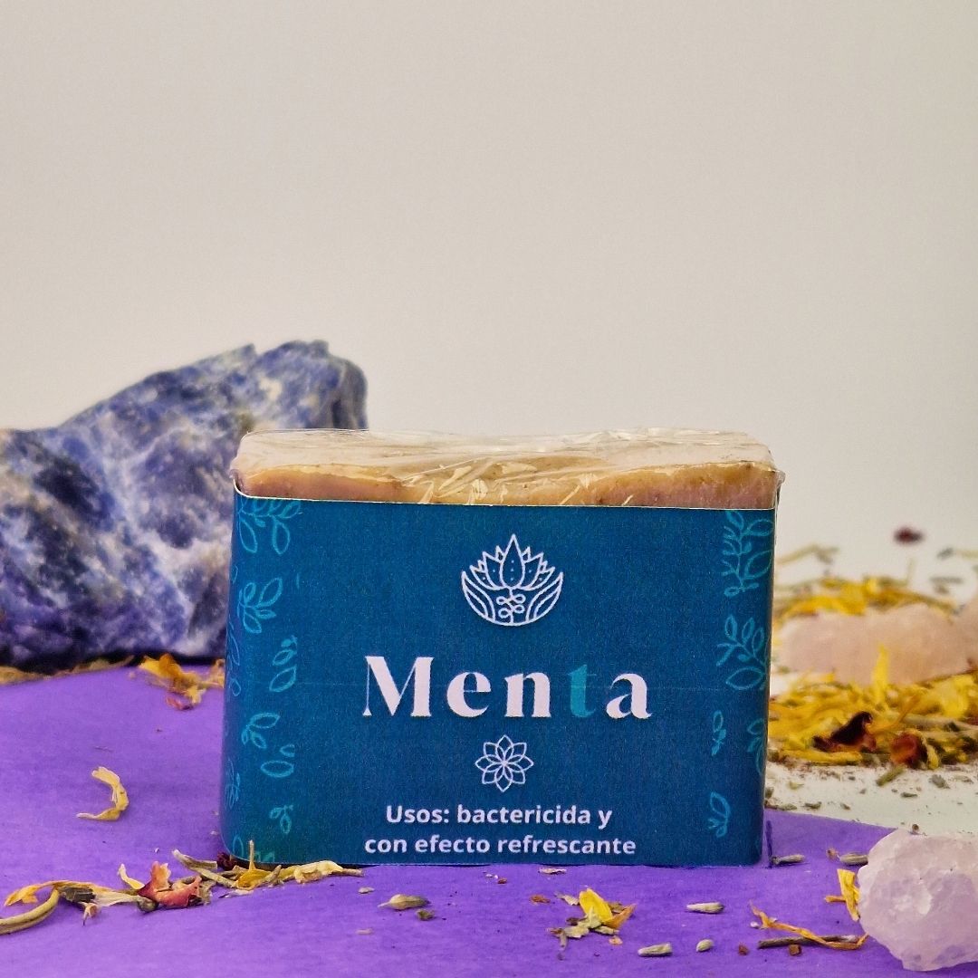 Jabón Artesanal de Menta – Frescura Pura, Claridad Mental y Renovación Energética