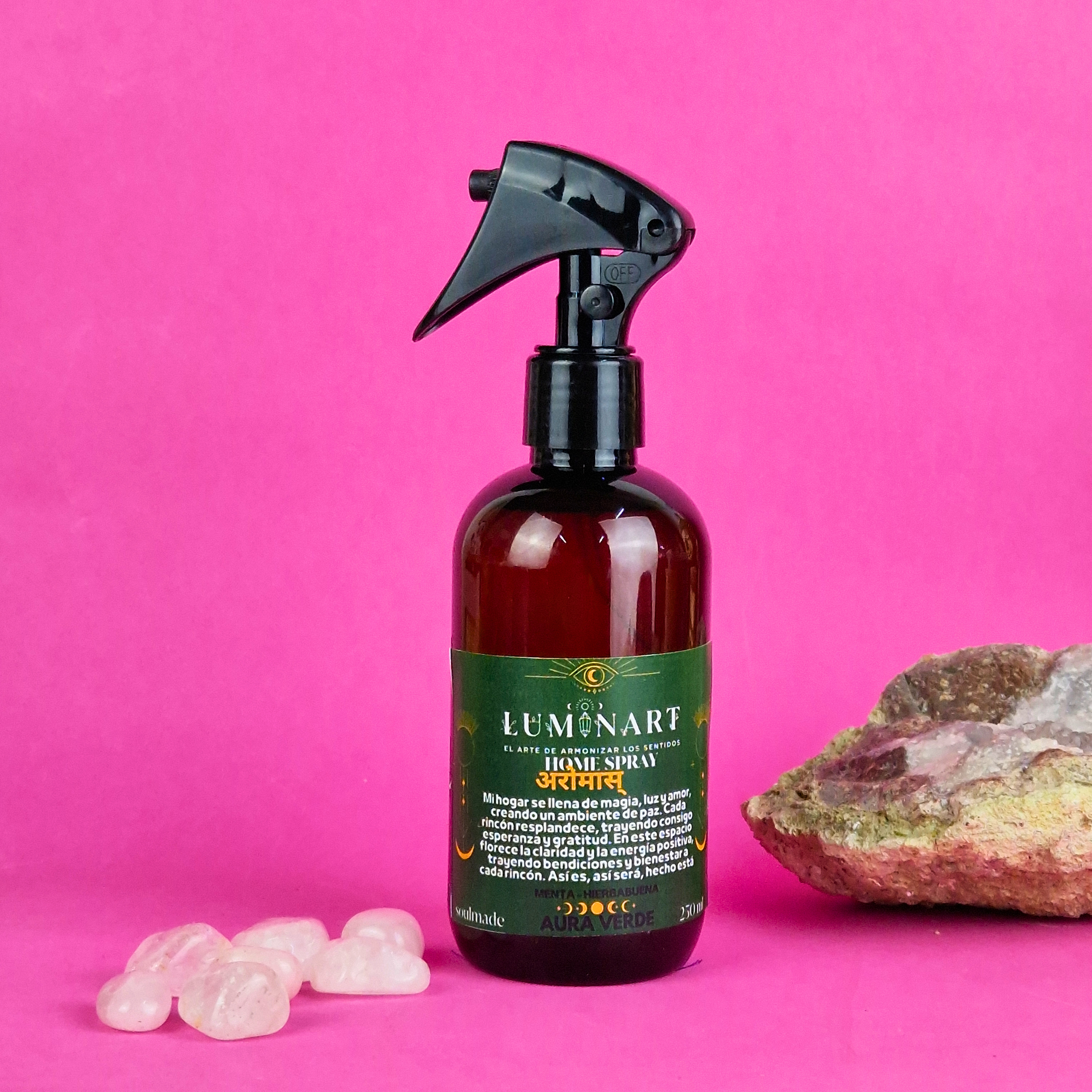 Home Spray Aura Verde – Claridad, Frescura y Energía Renovada