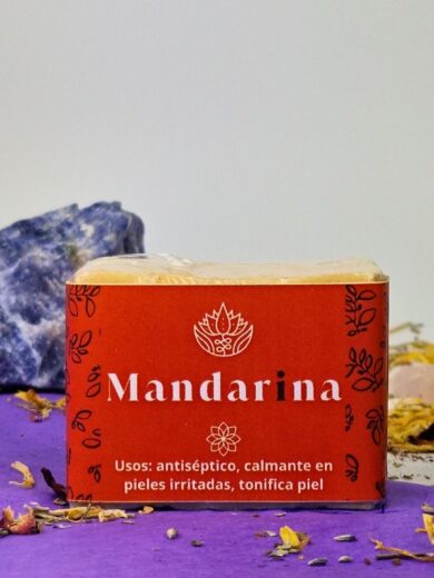 Jabón Artesanal de Mandarina – Alegría Vibrante, Energía Solar y Frescura Emocional