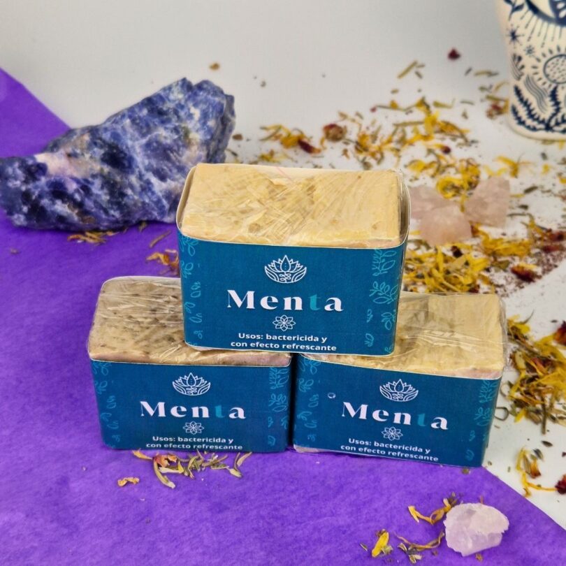 Jabón Artesanal de Menta – Frescura Pura, Claridad Mental y Renovación Energética - Image 2