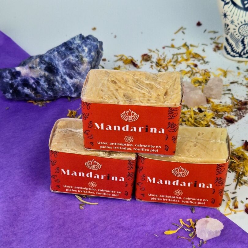 Jabón Artesanal de Mandarina – Alegría Vibrante, Energía Solar y Frescura Emocional - Image 2