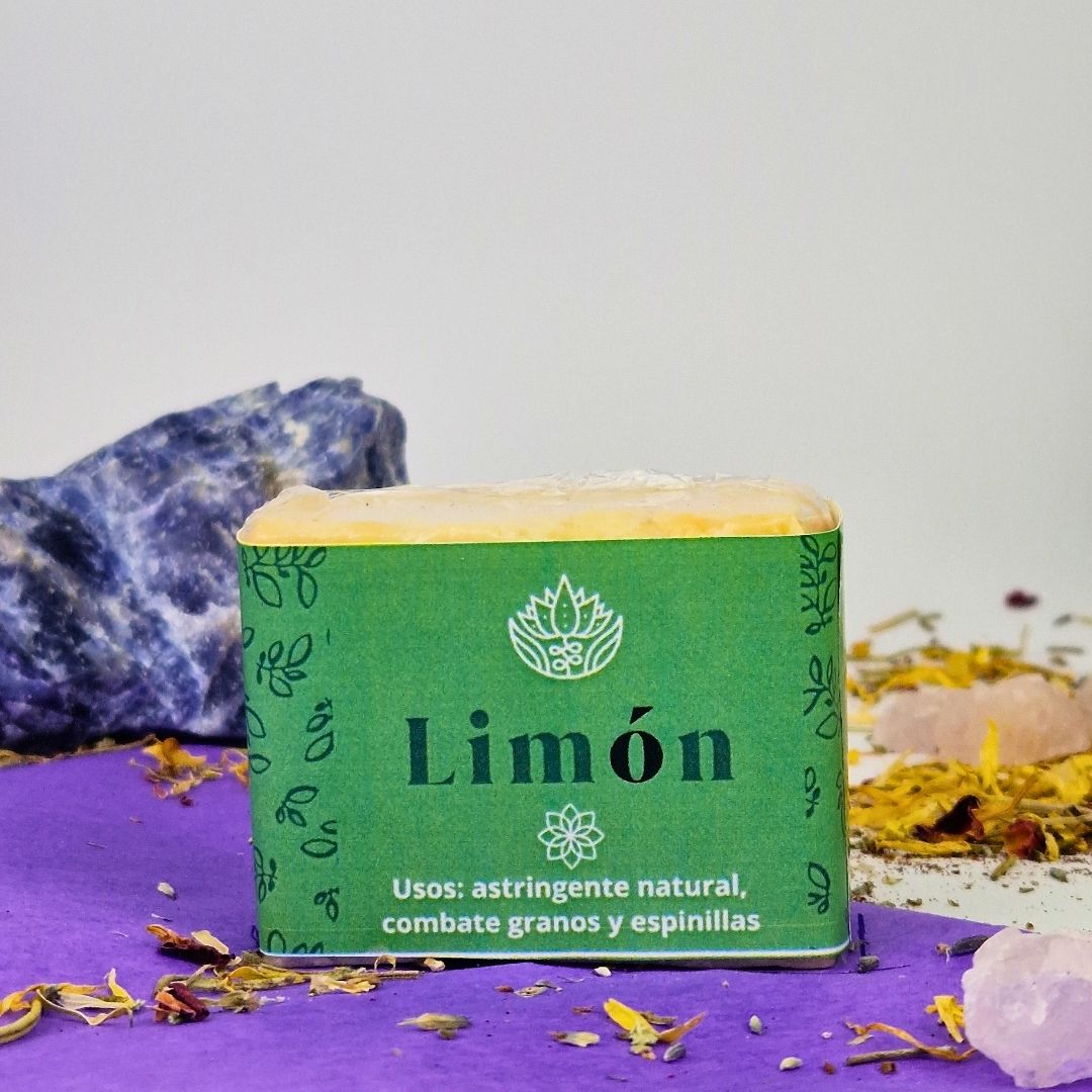 Jabón Artesanal de Limón – Limpieza Profunda, Vitalidad Cítrica y Claridad Energétic